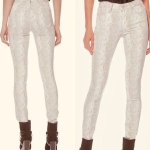 Paige Hoxton Ankle Sonoran Snake Print Skinny Jeans Size 28